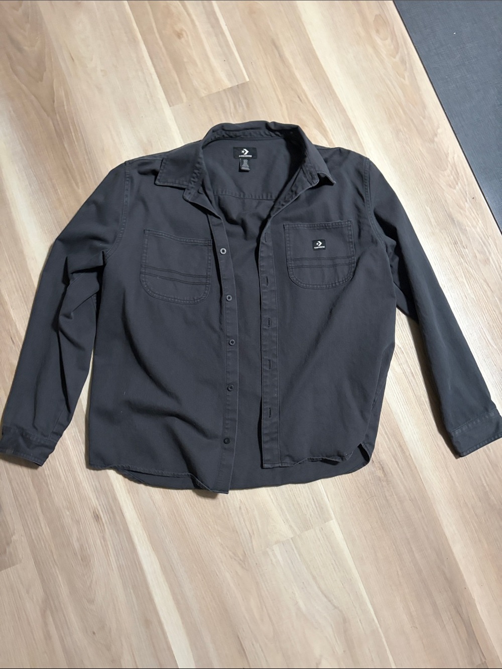 Converse Black Lightweight Shirt Jacket